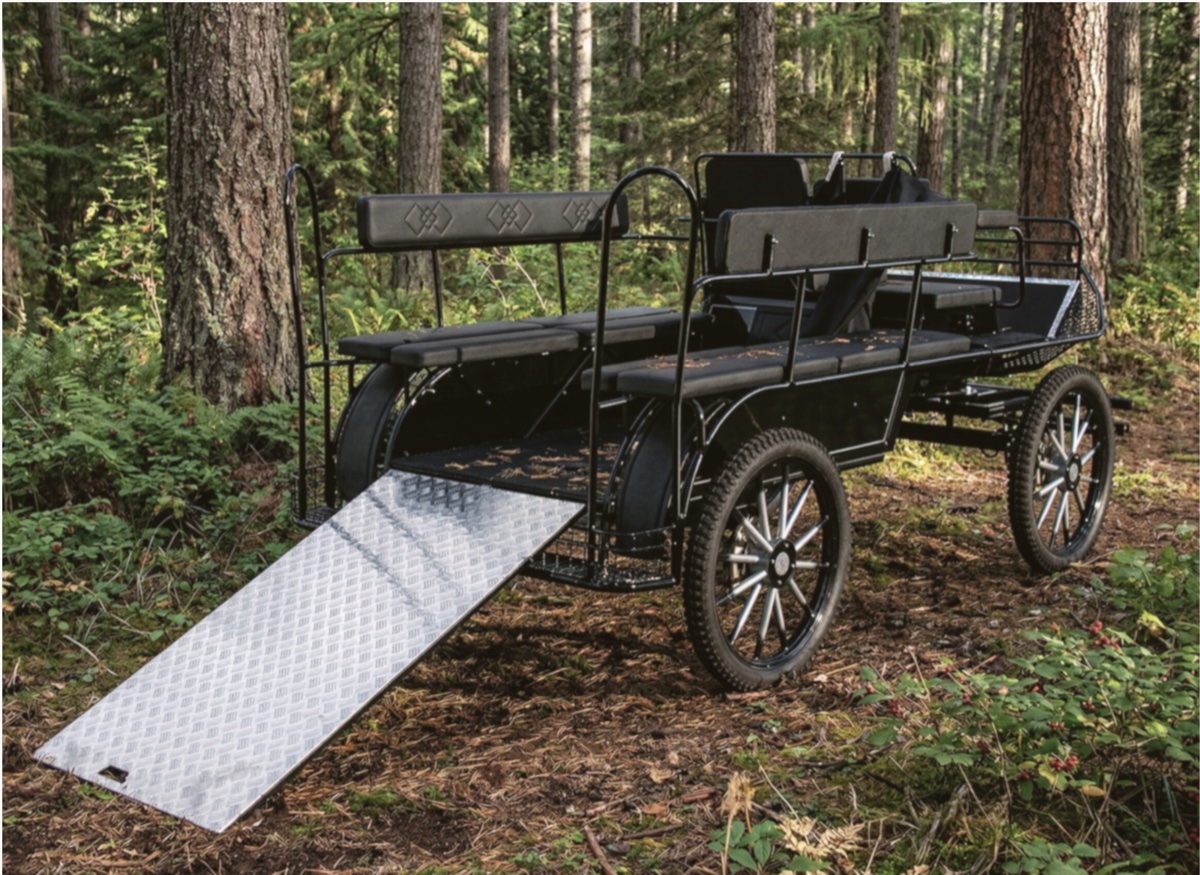 12-passenger wagon with wheelchair ramp — Tribal Cowboy North Idaho
