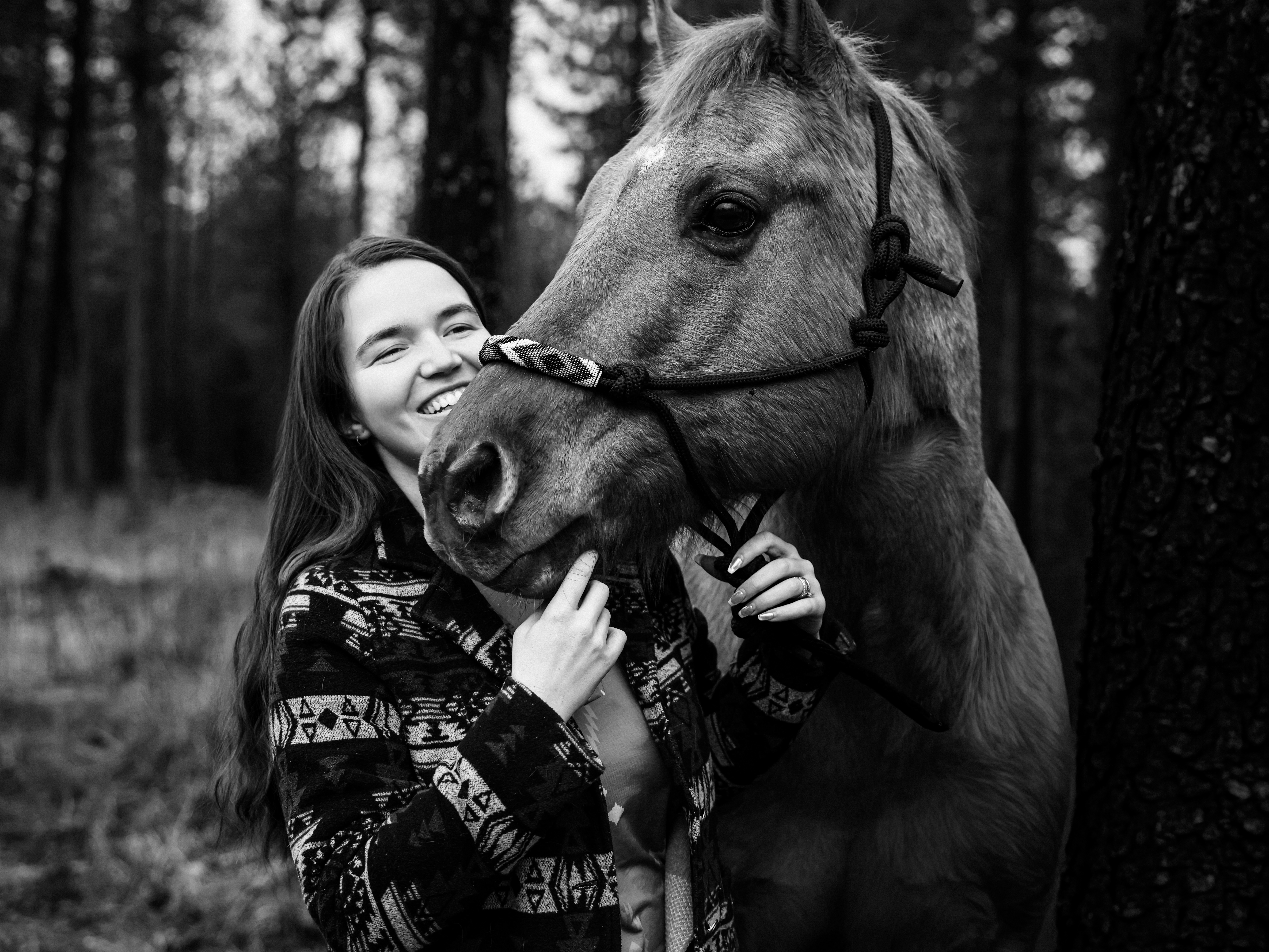 Horse portrait photography — Tribal Cowboy North Idaho equine sessions