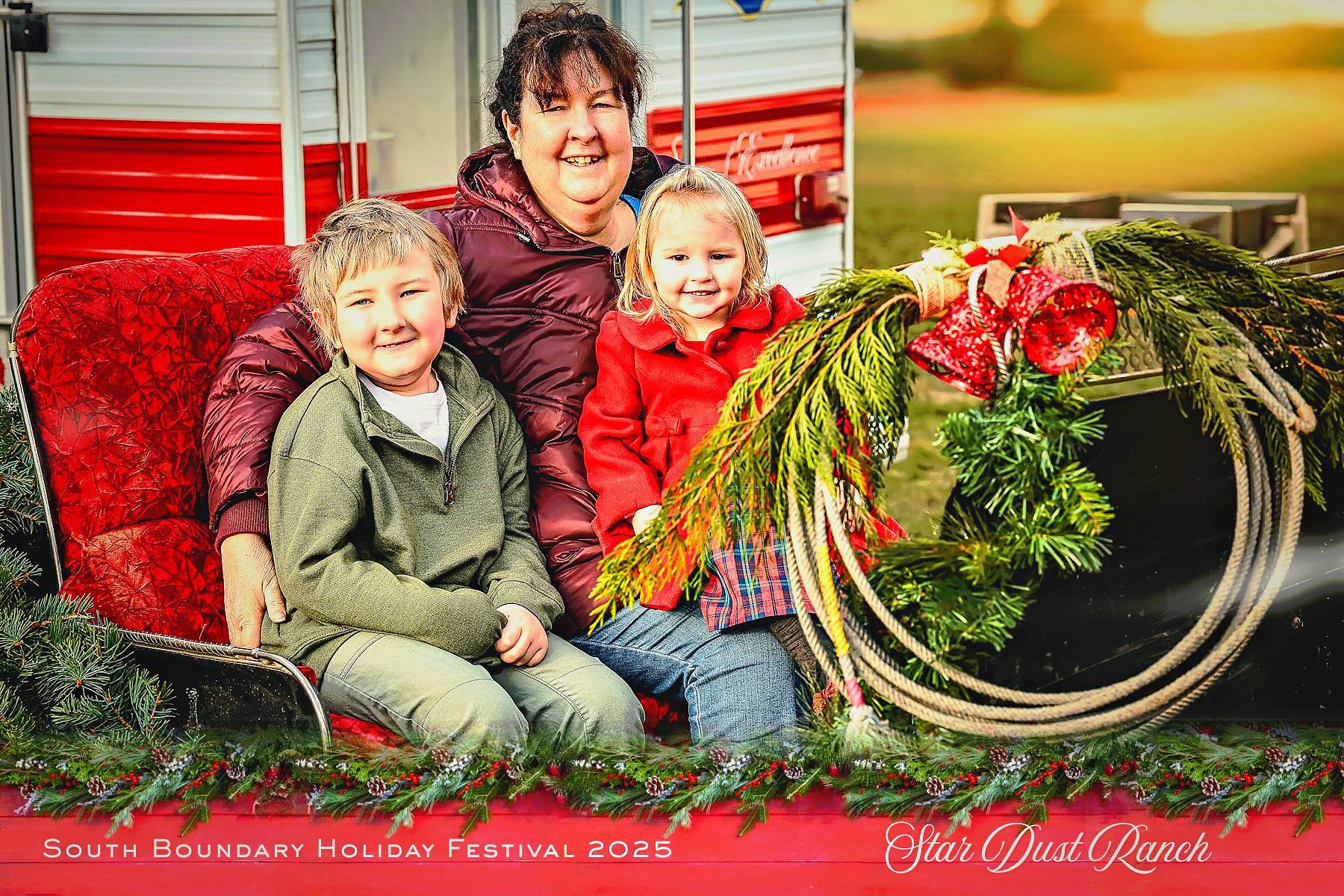 South Boundary holiday event photography with horses — Tribal Cowboy North Idaho
