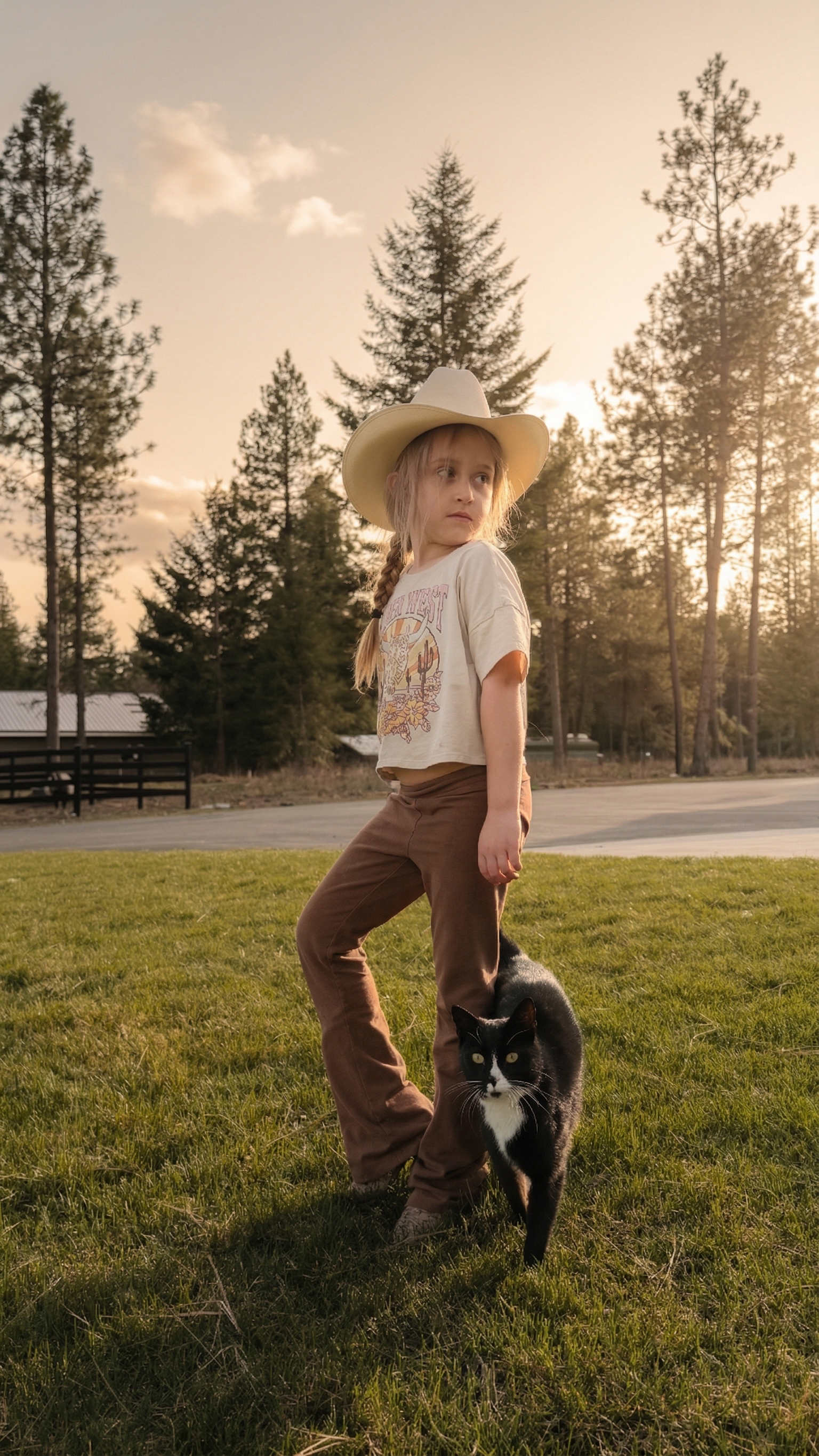Western portrait session at Tribal Cowboy North Idaho — horse photography props
